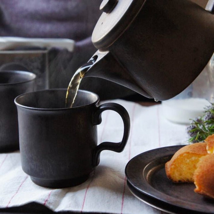 Small Ceramic Teapot with Infuser - Thistle & Sprig Tea Co.