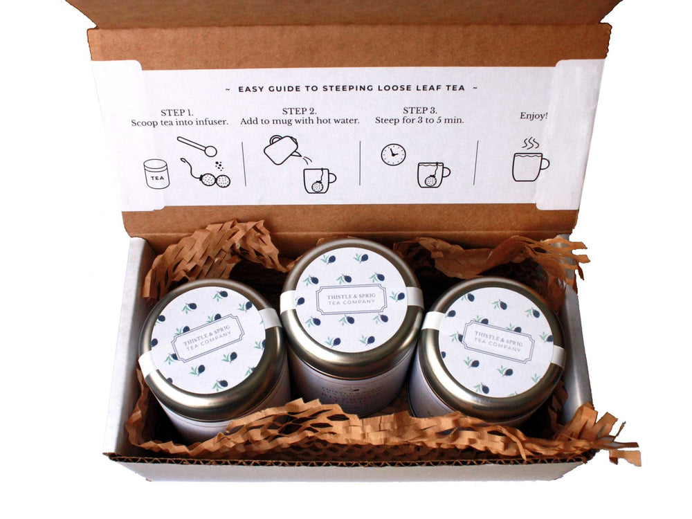 Morning Wakeup Tea Trio - Thistle & Sprig Tea Co.