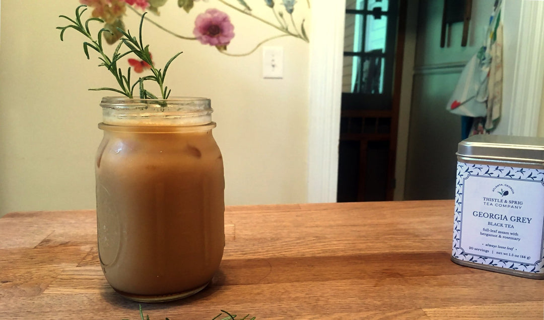 How to Make an Iced Earl Grey Latte - Thistle & Sprig Tea Co.