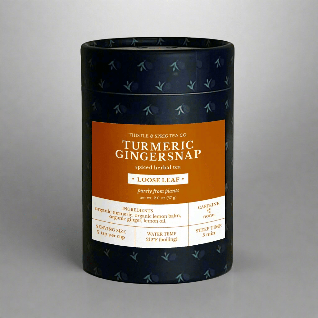 Turmeric Gingersnap, Loose - Thistle & Sprig Tea Co.