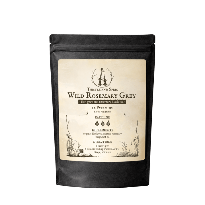 Wild Rosemary Grey, Tea Bags - Thistle &amp; Sprig Tea Co.